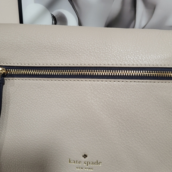 Authentic Kate Spade Lambskin Leather Color Block Shoulder Bag - Picture 8 of 10